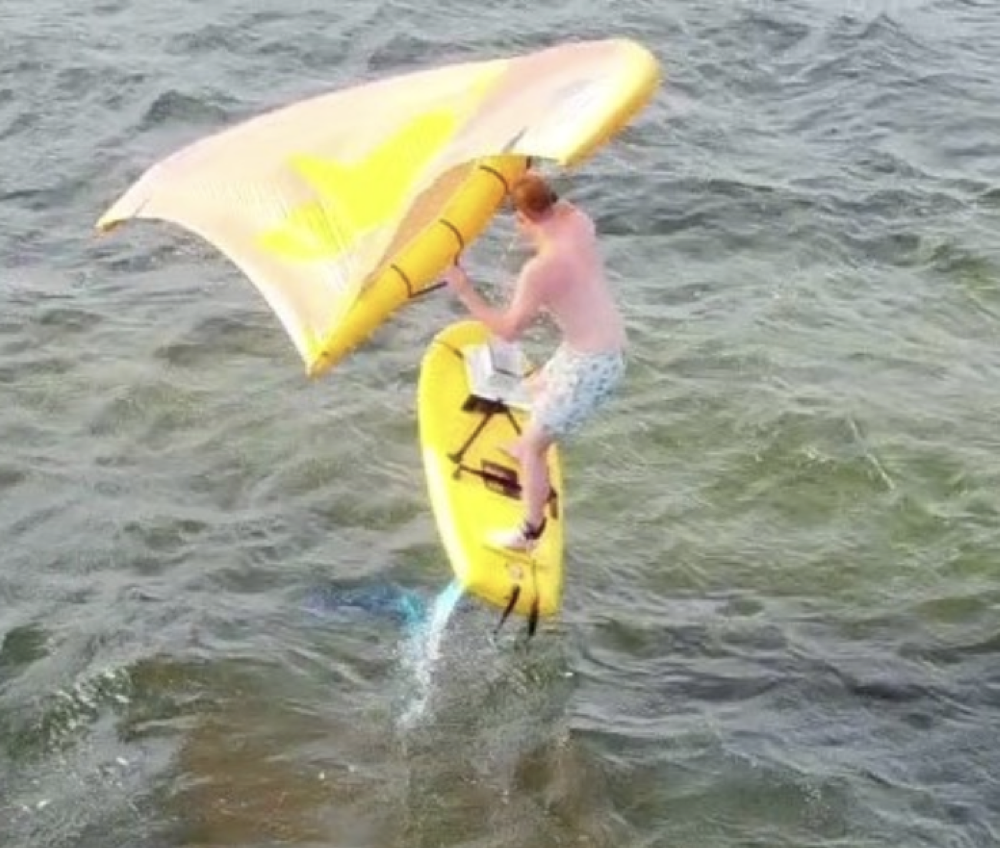 Wingfoiling with Foilpal