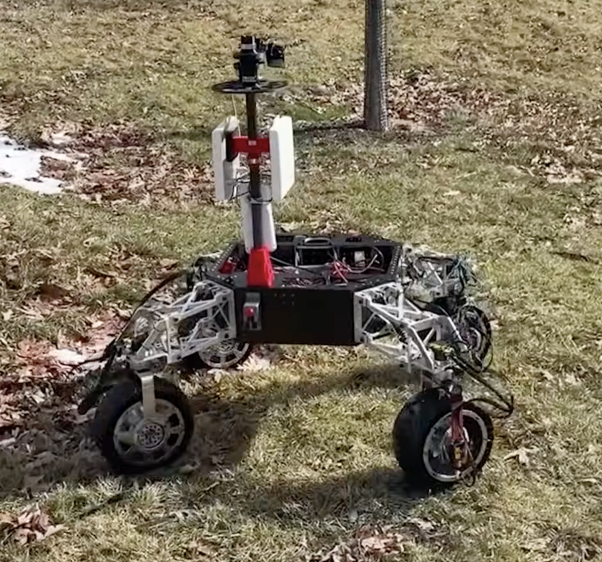 Cornell Mars Rover outdoor test