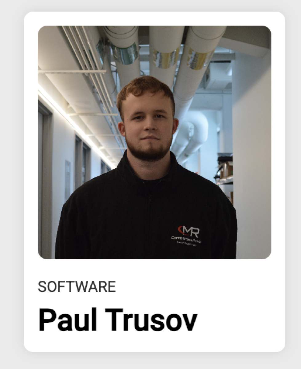 Paul Trusov, Software, Cornell Mars Rover