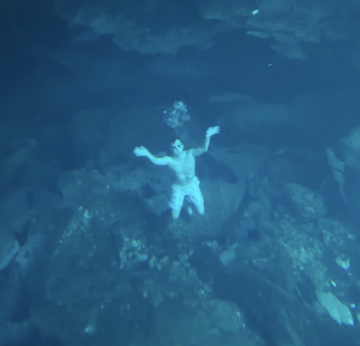 Swimming underwater